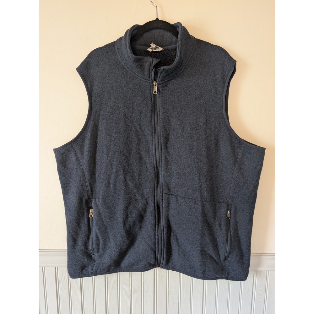 Duluth Trading Co. Fleece Vest Men 2XL Outdoor Heritage Cabincore Gorpcore